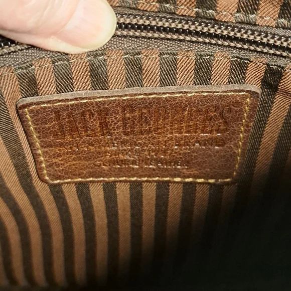 Jack George Leather Crossbody Bag - Picture 14 of 14